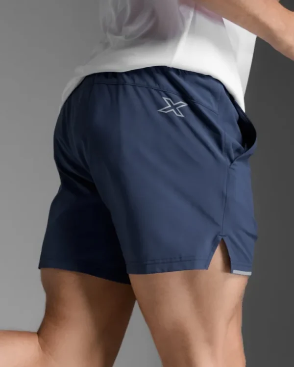 Discount 2XU Aero 5 Inch Shorts Midnight/Silver Reflective