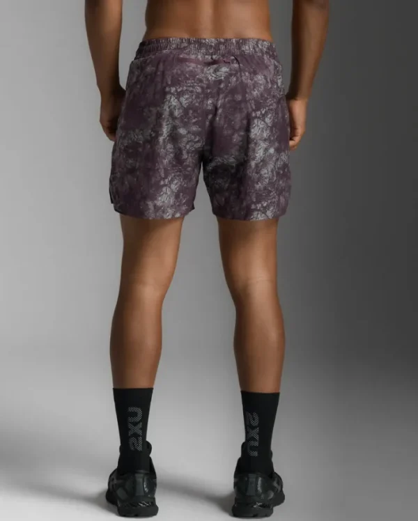 Discount 2XU Aero 5 Inch Shorts Marble Acid/Black Reflective