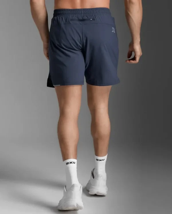 Sale 2XU Aero 7 Inch Shorts Midnight/Silver Reflective