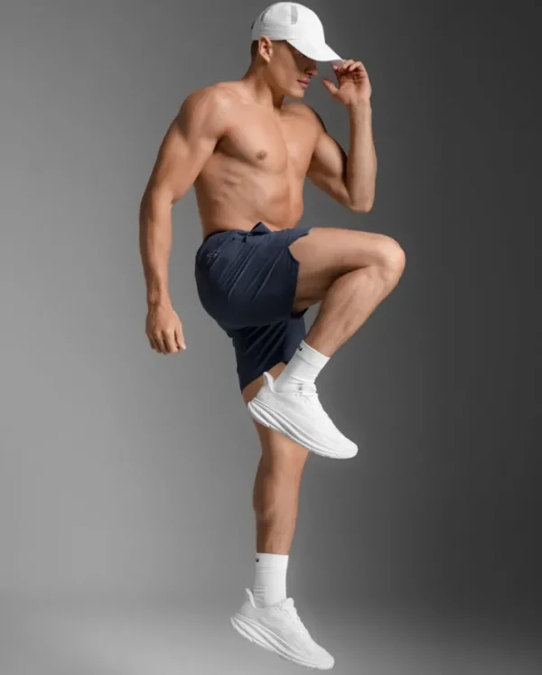 Sale 2XU Aero 7 Inch Shorts Midnight/Silver Reflective