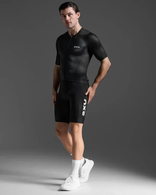Fashion 2XU Aero Hex Tri Sleeved Top