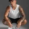 Sale 2XU Aero Tank White/Silver Reflective
