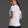 Best 2XU Aero Tee White/Silver Reflective