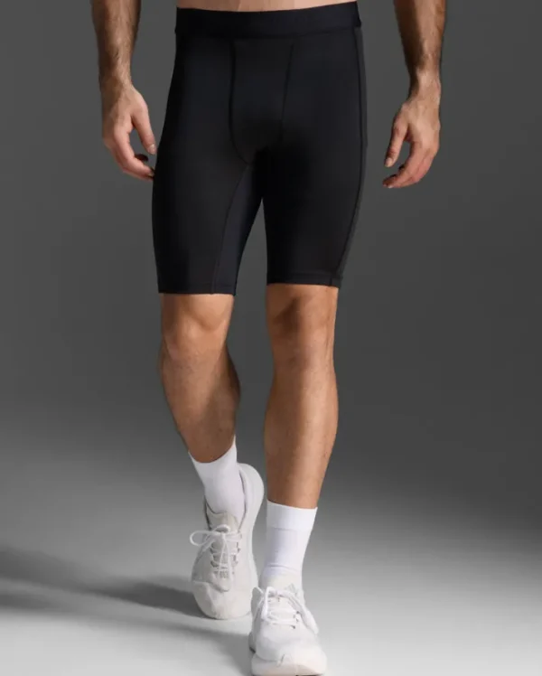 Online 2XU Base Layer Compression Shorts Black/Nero