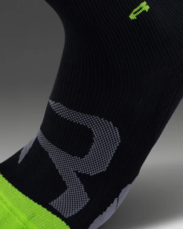 New 2XU Compression Socks For Recovery Black/Grey