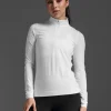 Online 2XU Flex 1/2 Zip Long Sleeve White/White