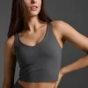 Online 2XU Fluid Longline Bra Sable/Sable