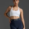 Outlet 2XU Form Strappy Low Impact Bra White/White