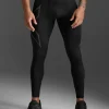 New 2XU Ignition Shield Compression Tights Black/Black Reflective
