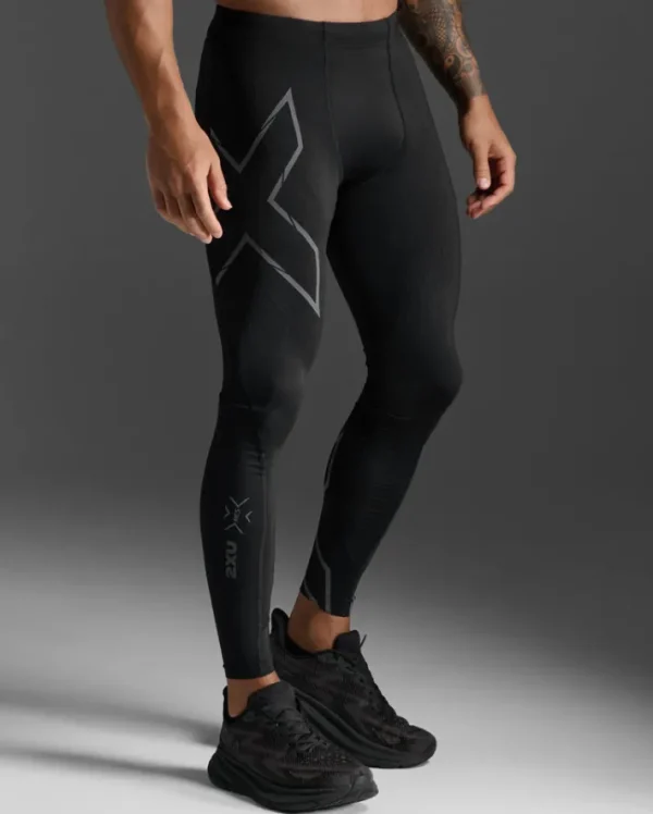 Sale 2XU Light Speed Compression Tights Black/ Black Reflective