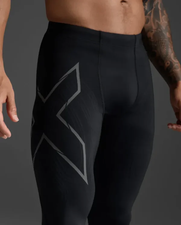 Sale 2XU Light Speed Compression Tights Black/ Black Reflective