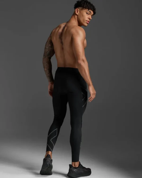 Sale 2XU Light Speed Compression Tights Black/ Black Reflective