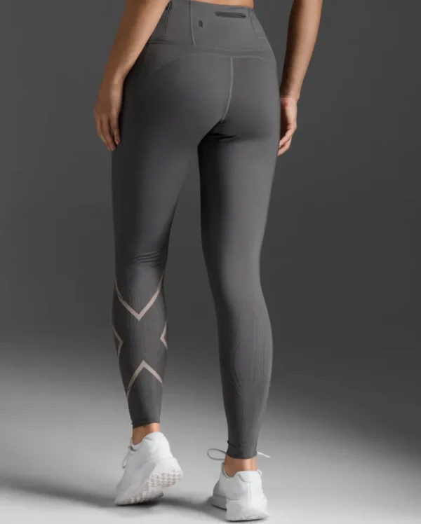 Sale 2XU Light Speed Mid-Rise Compression Tights Jupiter/Carbon Reflective