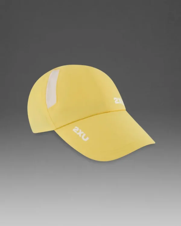 Fashion 2XU Run Cap Pixel Lemon/White
