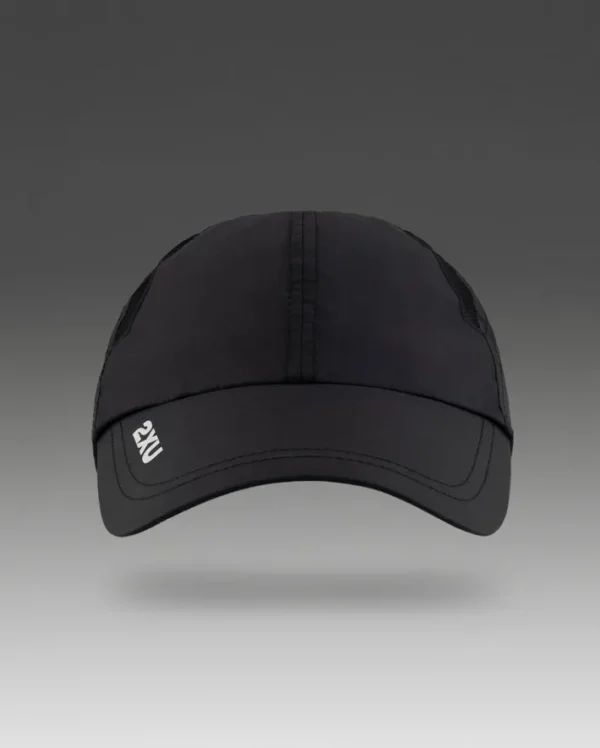 Online 2XU Run Cap Black/Black