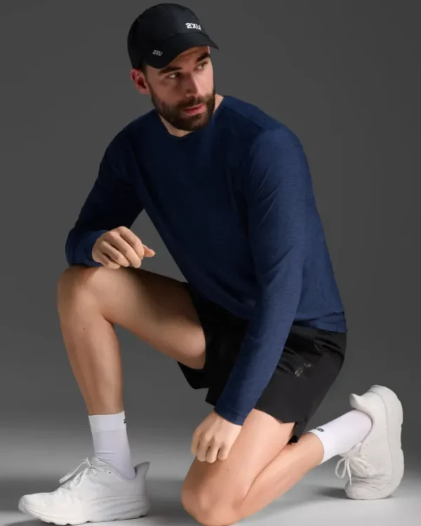 Fashion 2XU Signature Long Sleeve Tee Midnight/Midnight