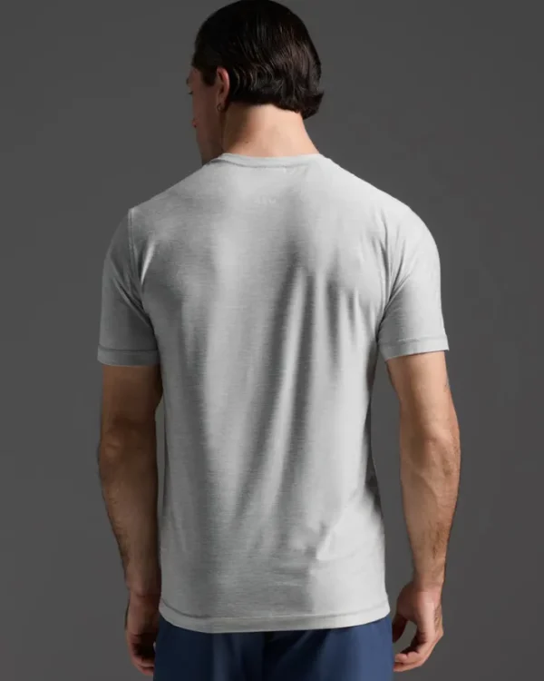 Fashion 2XU Signature Tee Harbor Mist/Harbor Mist
