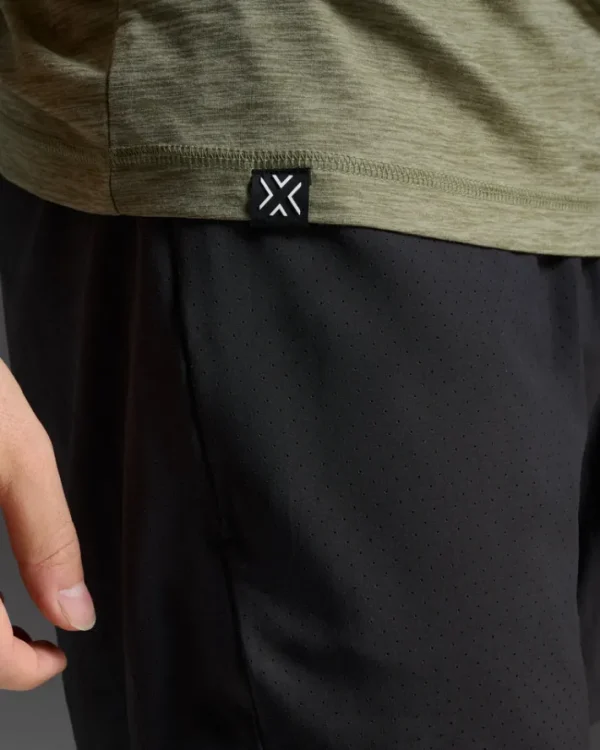 Hot 2XU Signature Tee Hunter Green/Hunter Green