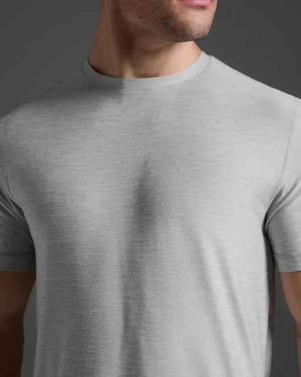 Fashion 2XU Signature Tee Harbor Mist/Harbor Mist