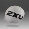 Fashion 2XU Silicone Swim Cap Silver/Silver