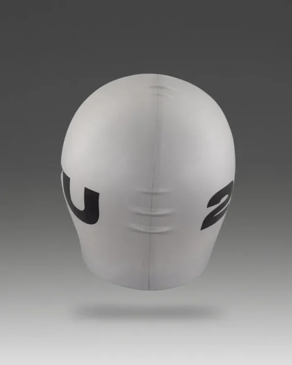 Fashion 2XU Silicone Swim Cap Silver/Silver