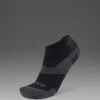 Best 2XU Vectr Ultralight 1/4 Crew Compression Socks Black/Titanium